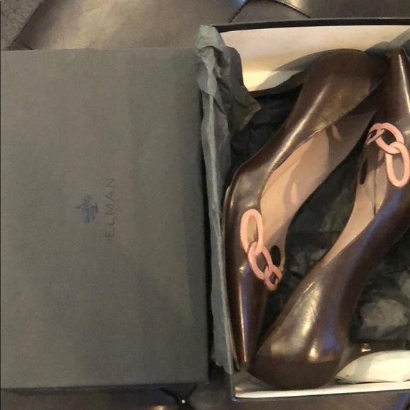 Brown designer heels - Picture 5 of 8